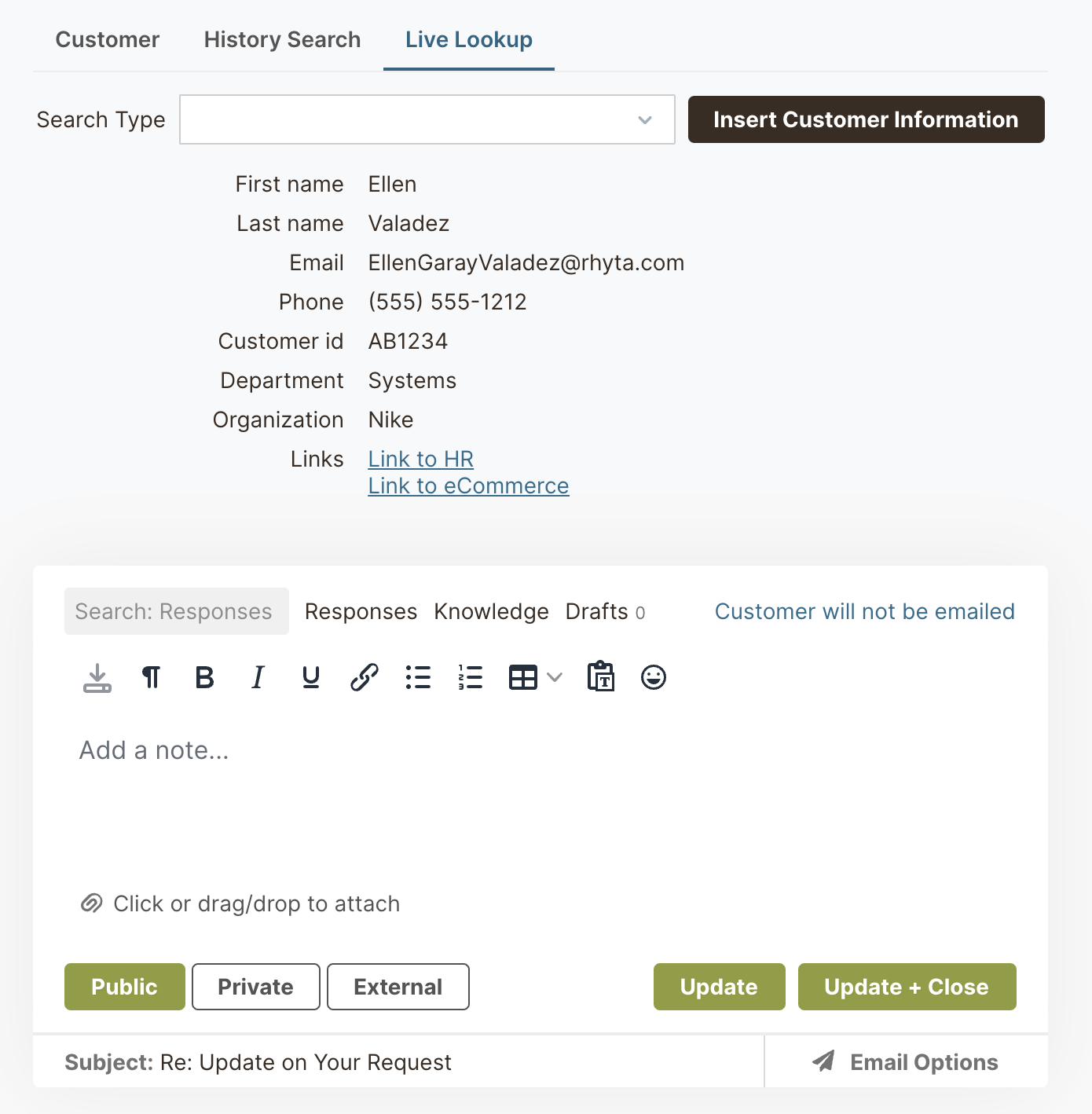 CRM integrations. 