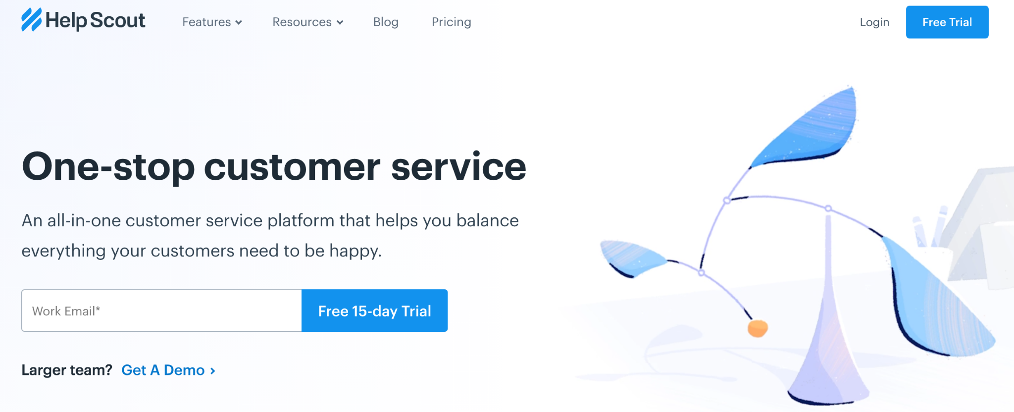 Help Scout: One-stop customer service; an all-in-one customer service platform that helps you balance everything your customers need to be happy.