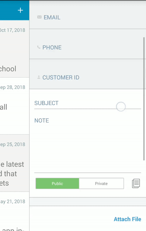 Uploading images in the HelpSpot mobile app